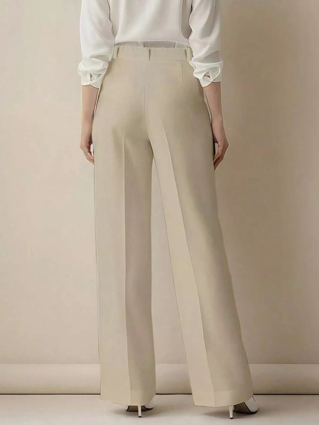 High-Waisted Wide Leg Pants - Girly Tea