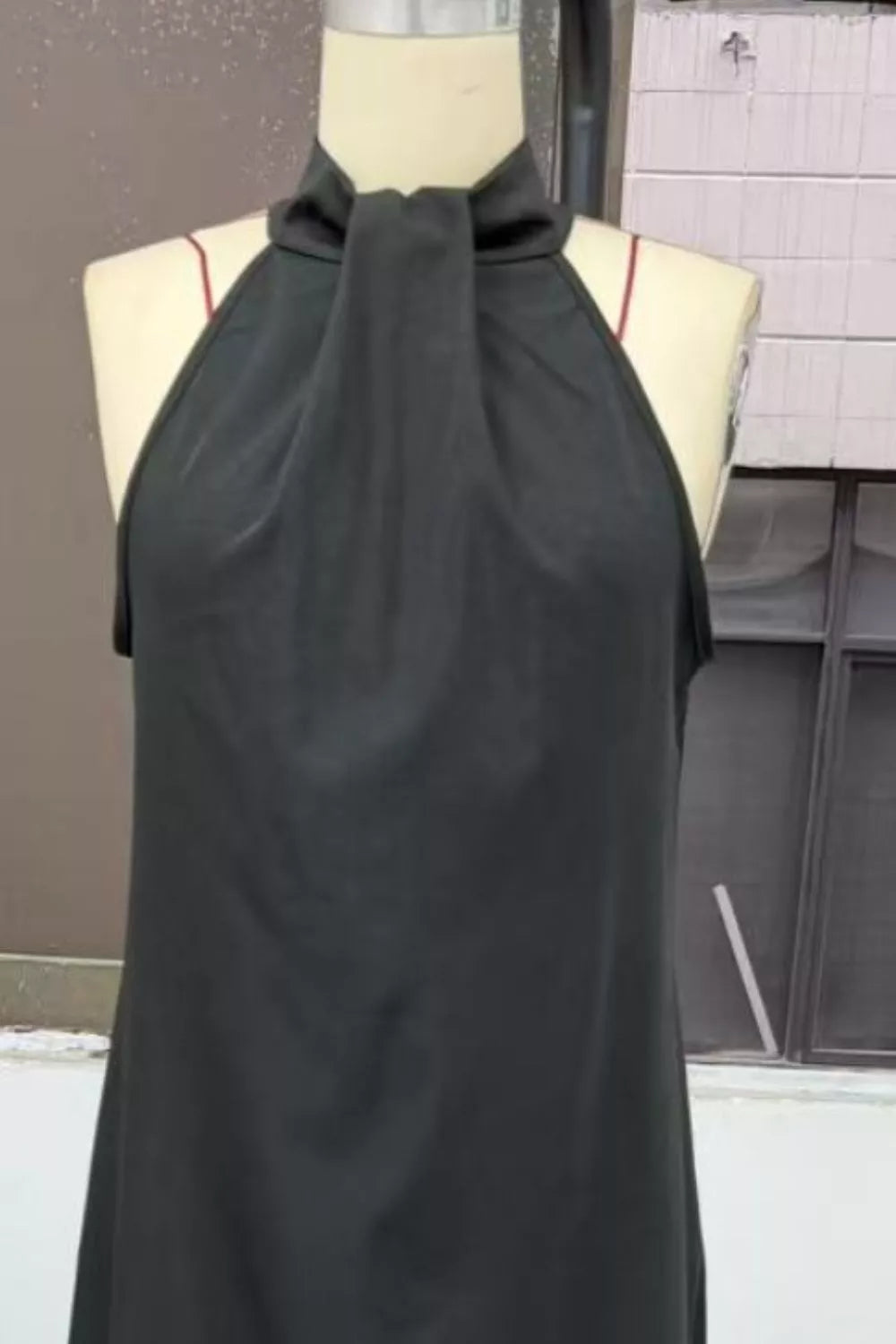 Halter Neck Sleeveless Maxi Dress - Girly Tea