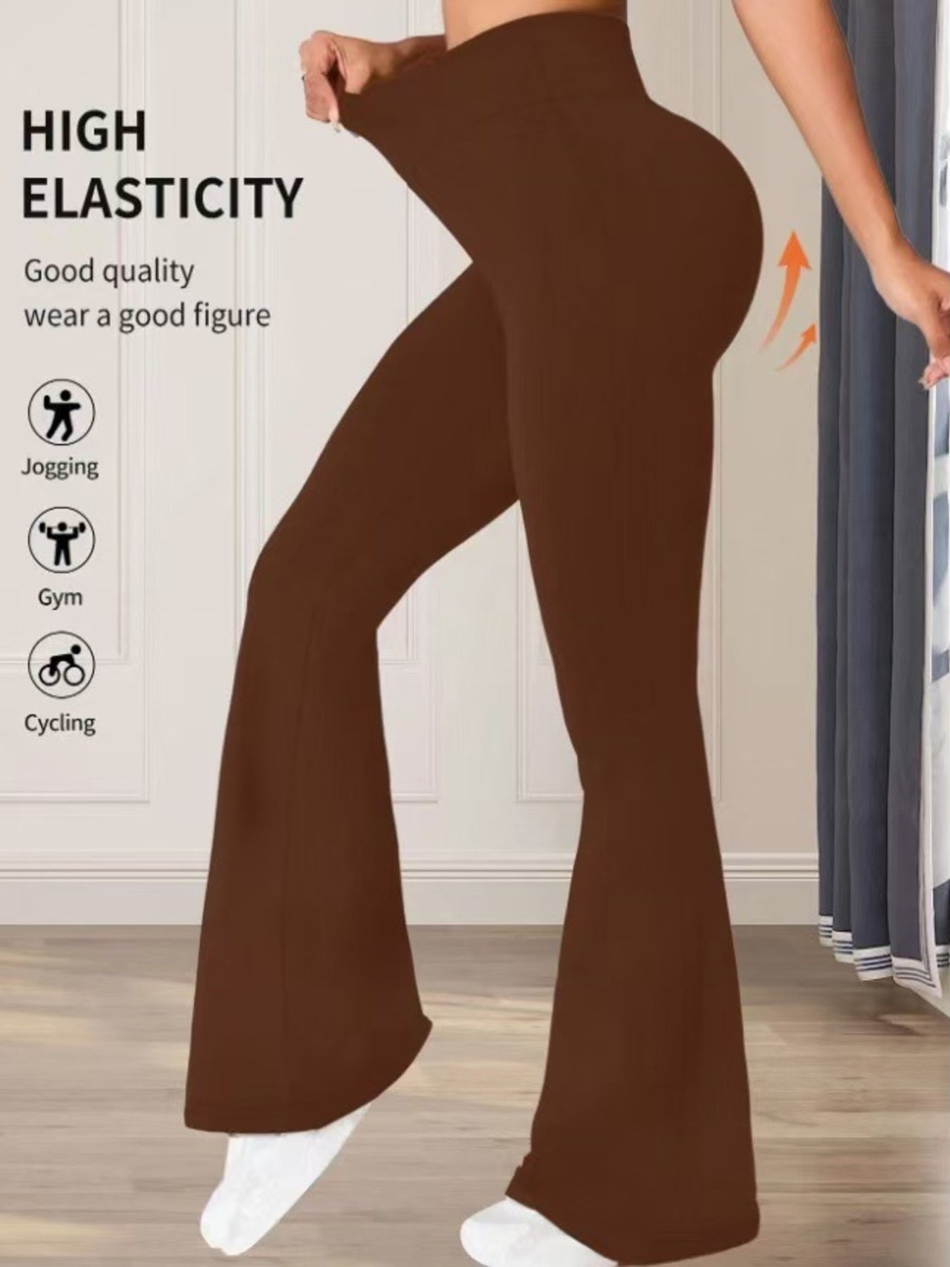 High Waist Flare Pants - Girly Tea