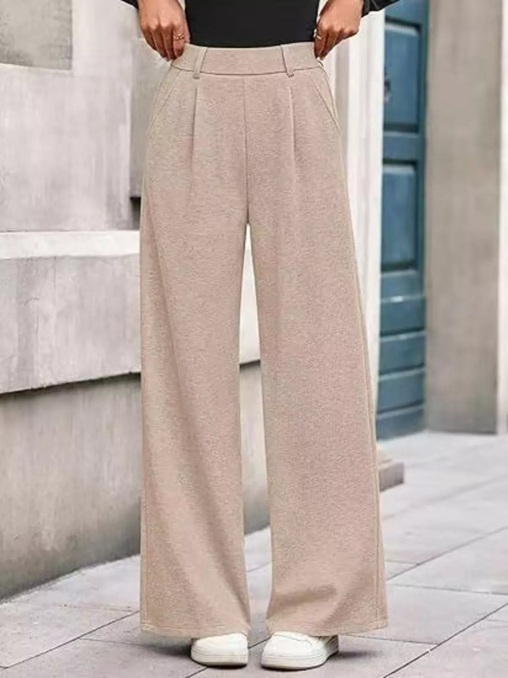 Wide-Leg Pants - Girly Tea