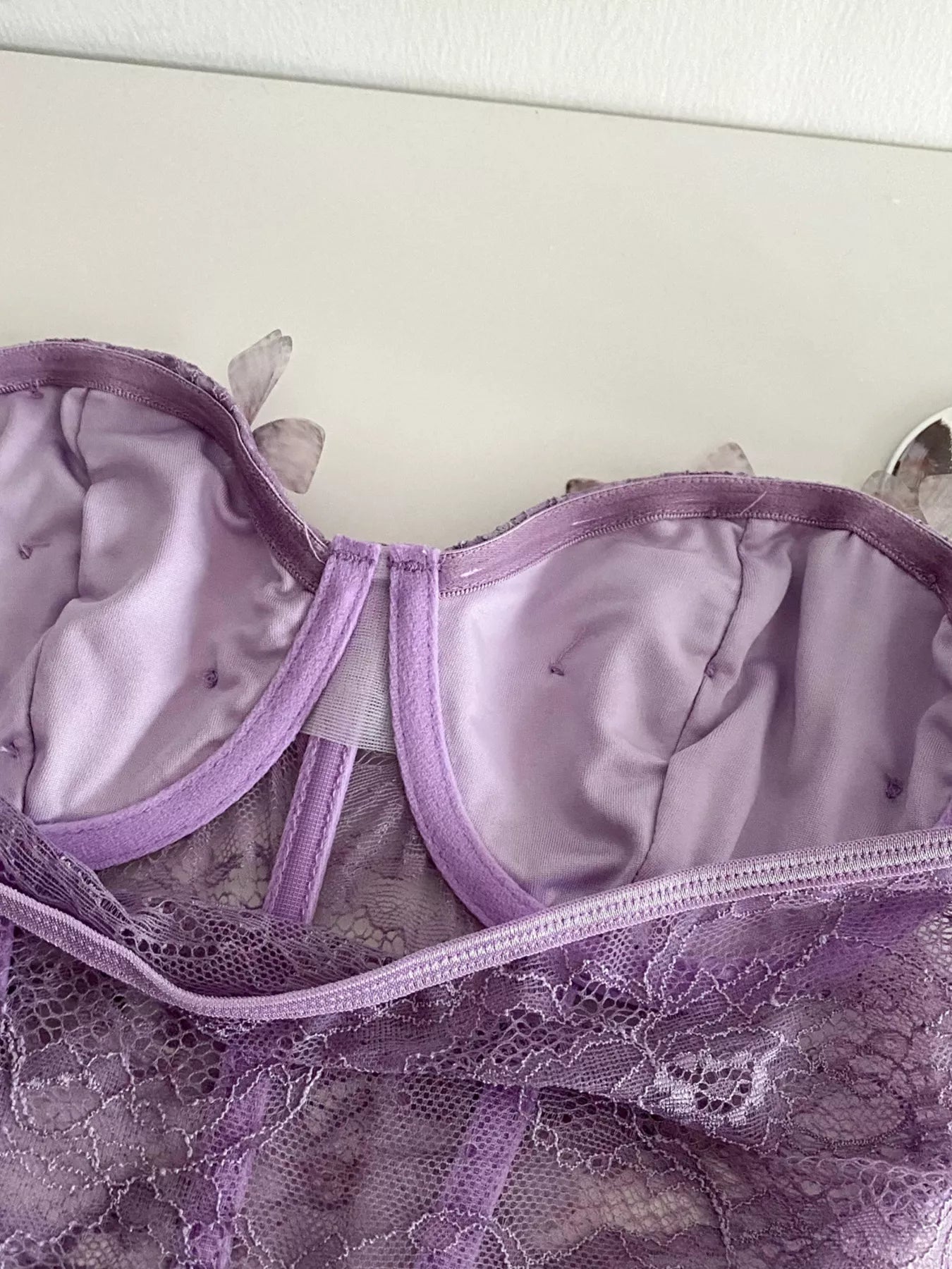 Butterfly Lace Tube Top - Girly Tea