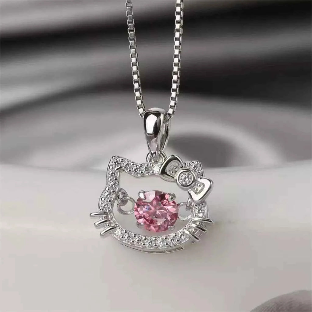 2 Carat Moissanite 925 Sterling Pendant Silver