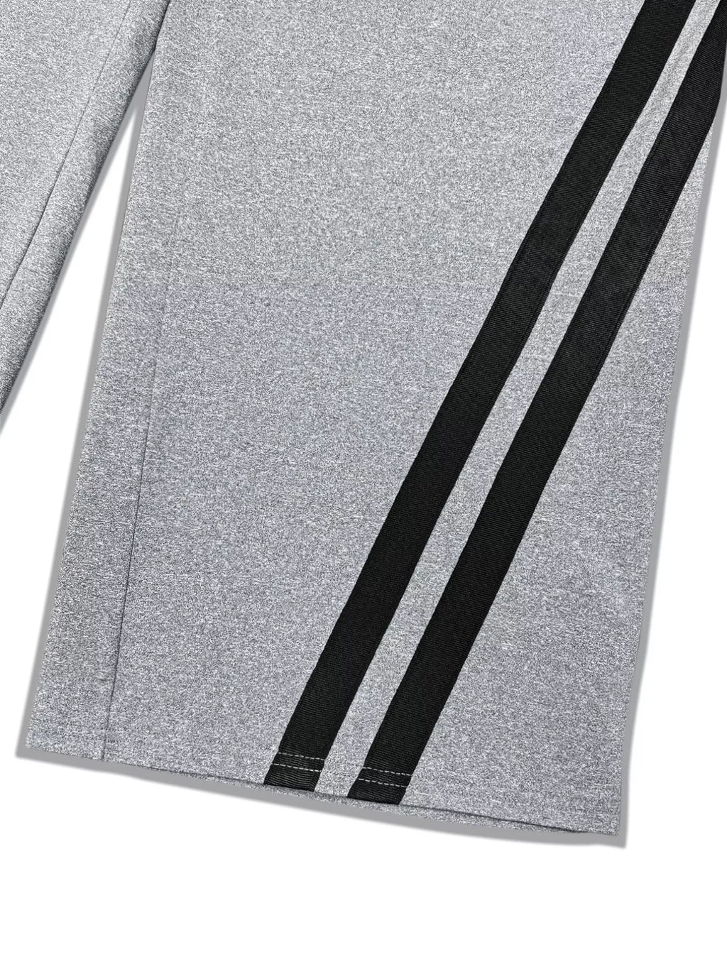Plus Size Striped Contrast Wide Leg Pants - Girly Tea