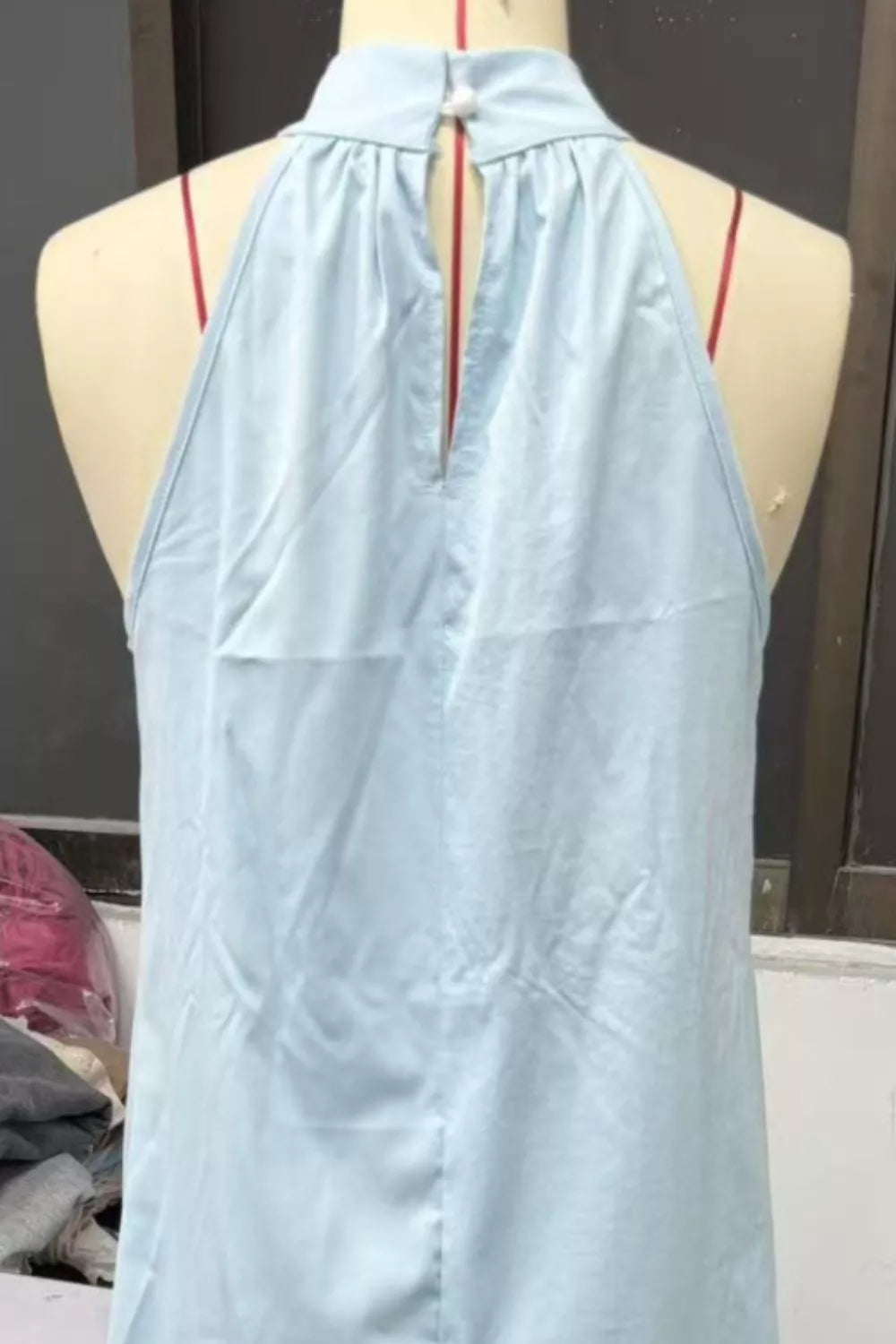 Halter Neck Sleeveless Maxi Dress - Girly Tea