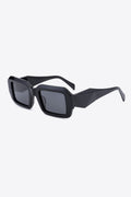 Rectangle TAC Polarization Lens Full Rim Sunglasses - Girly Tea
