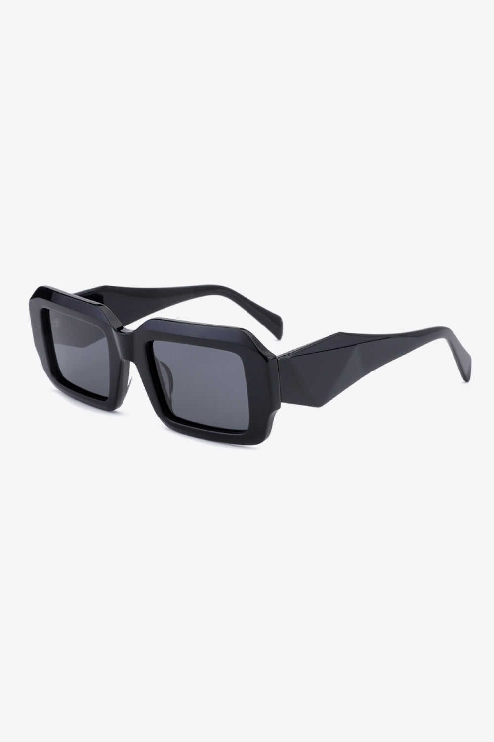 Rectangle TAC Polarization Lens Full Rim Sunglasses - Girly Tea