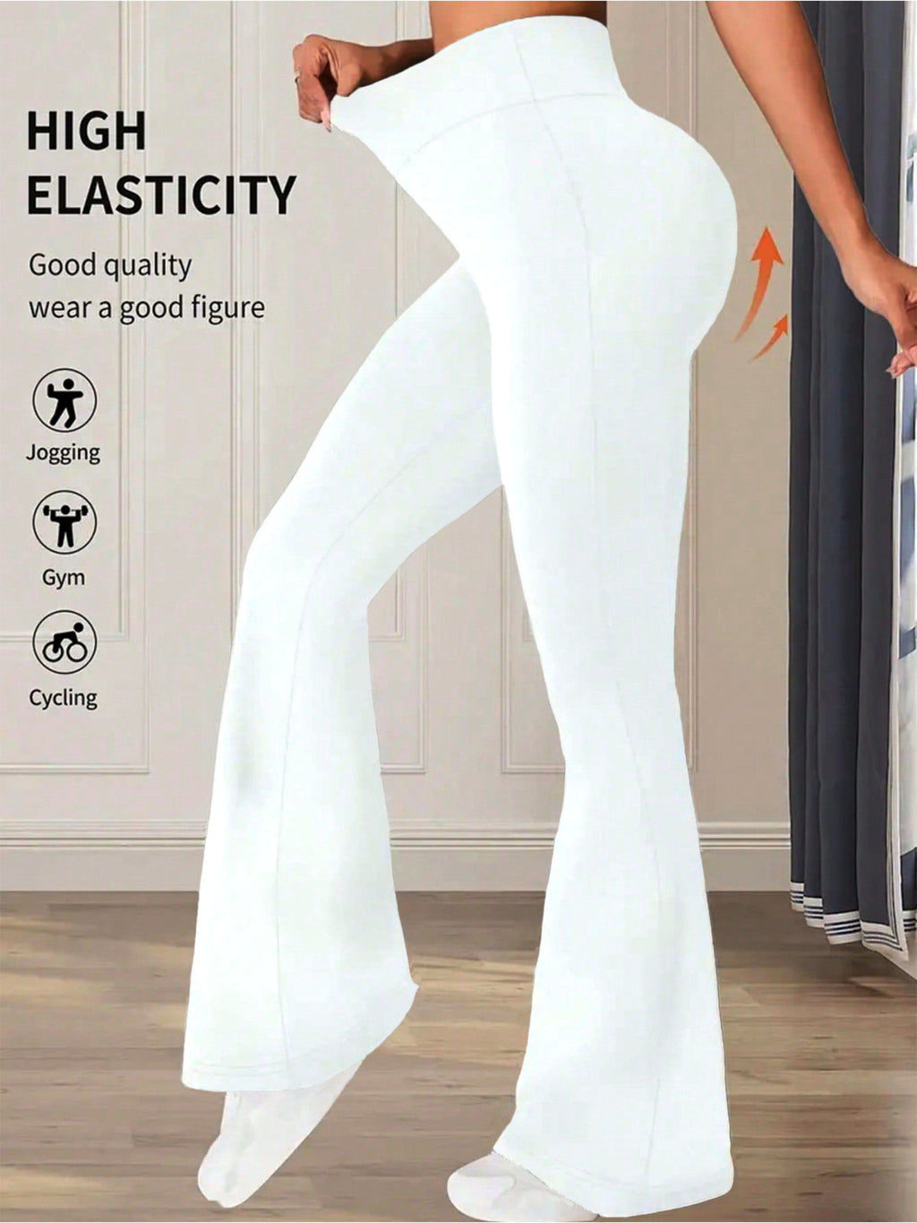 High Waist Flare Pants - Girly Tea