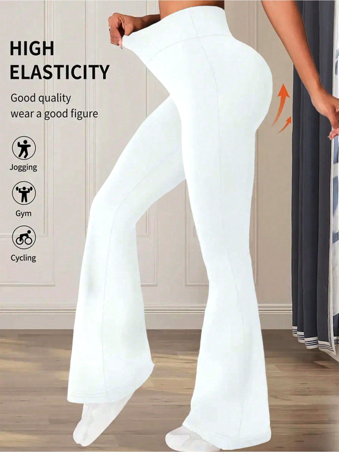 High Waist Flare Pants - Girly Tea