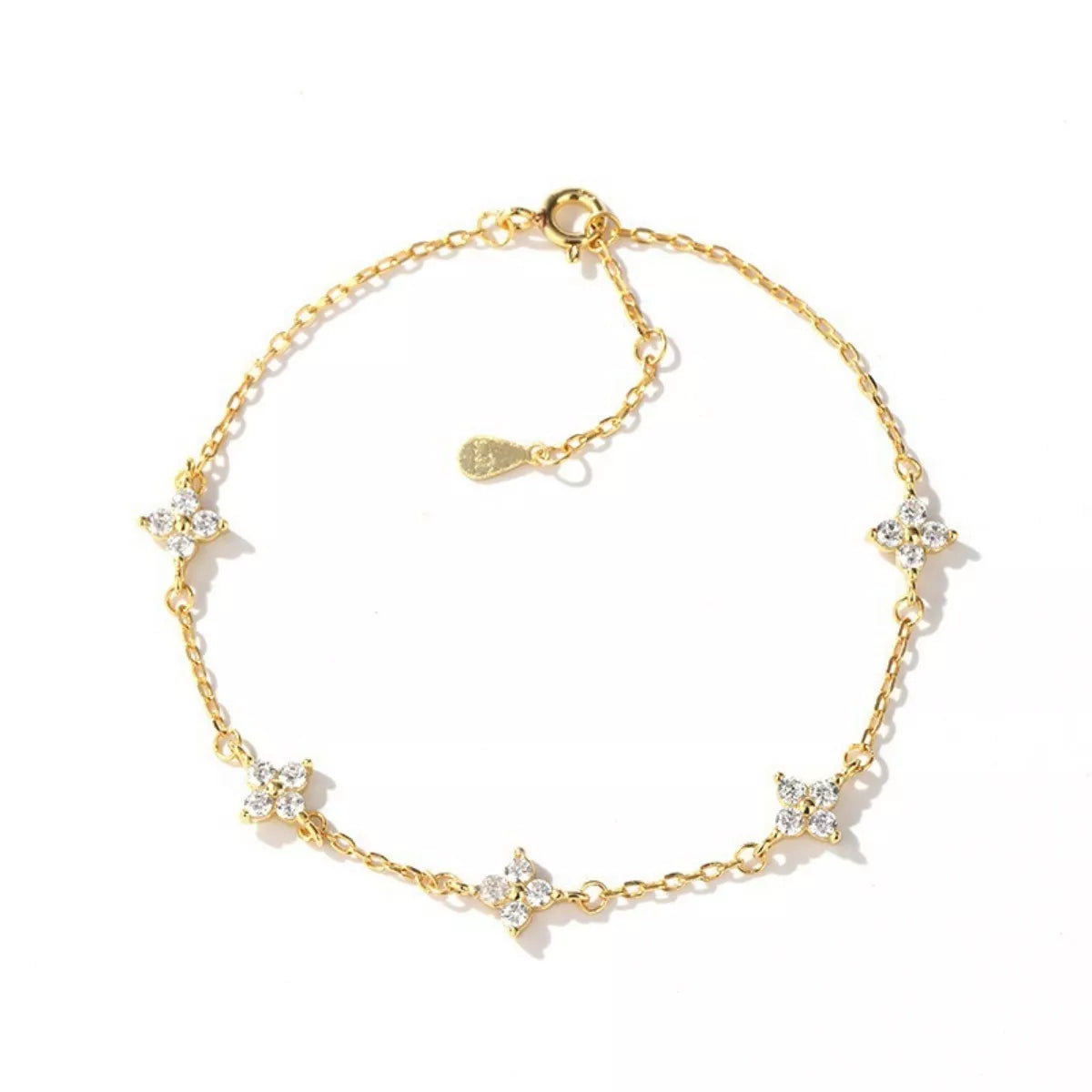 Clover Charm Bracelet - Girly Tea