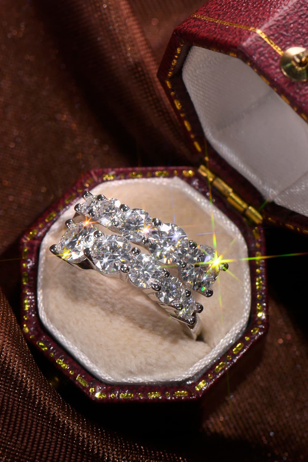 Adored Moissanite 925 Sterling Silver Ring - Girly Tea