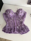 Butterfly Lace Tube Top - Girly Tea