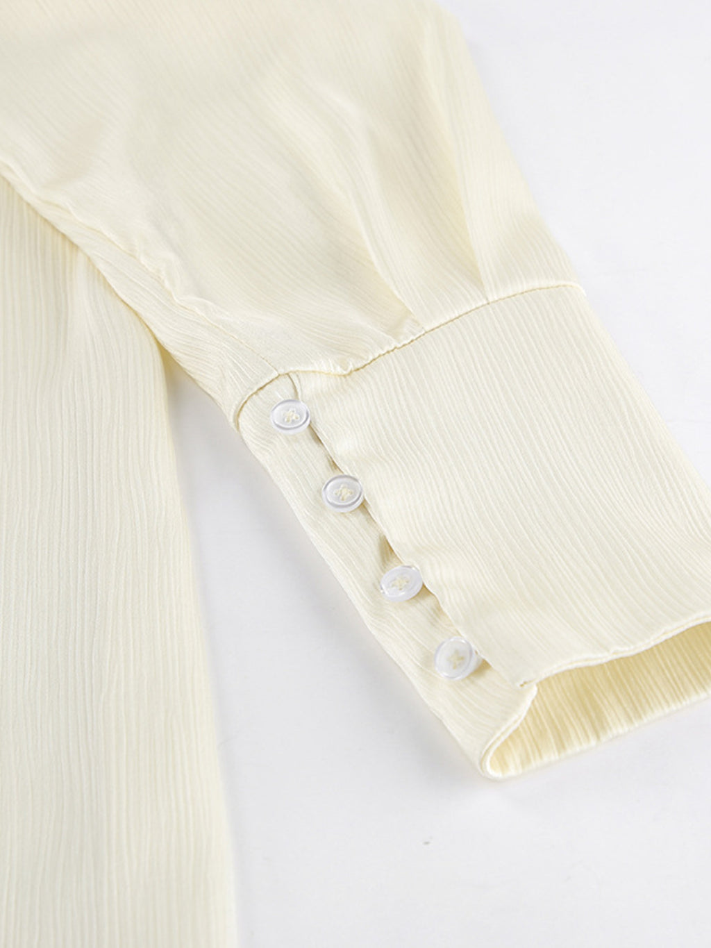 Texture Shirt and Wide-Leg Pants Set - Girly Tea