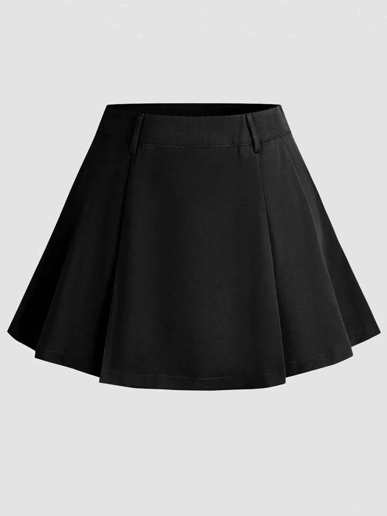 Pleated Mini Skirt