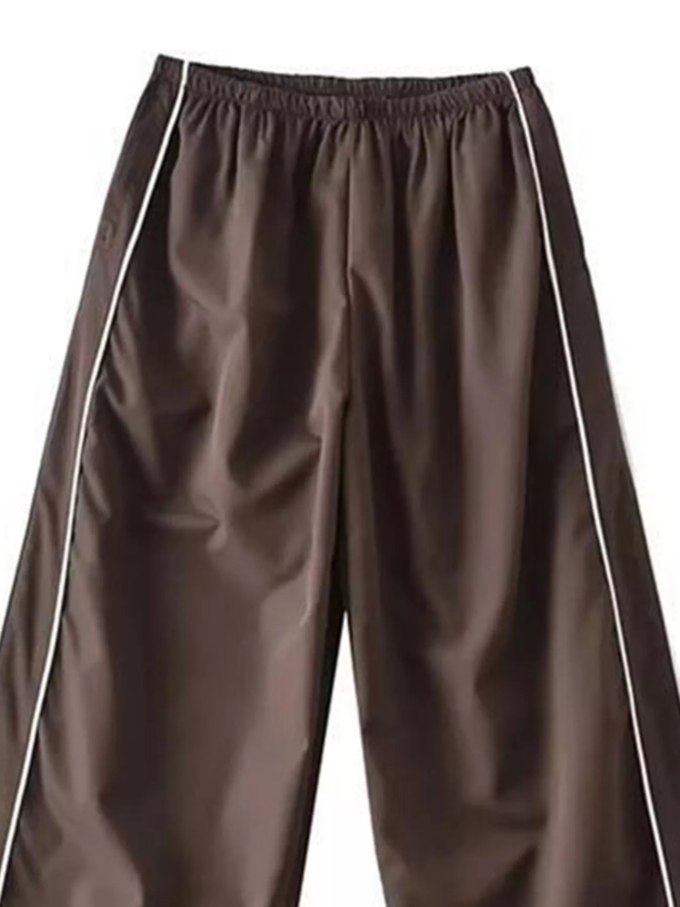 Elastic Waist Wide Leg Pants - Girly Tea