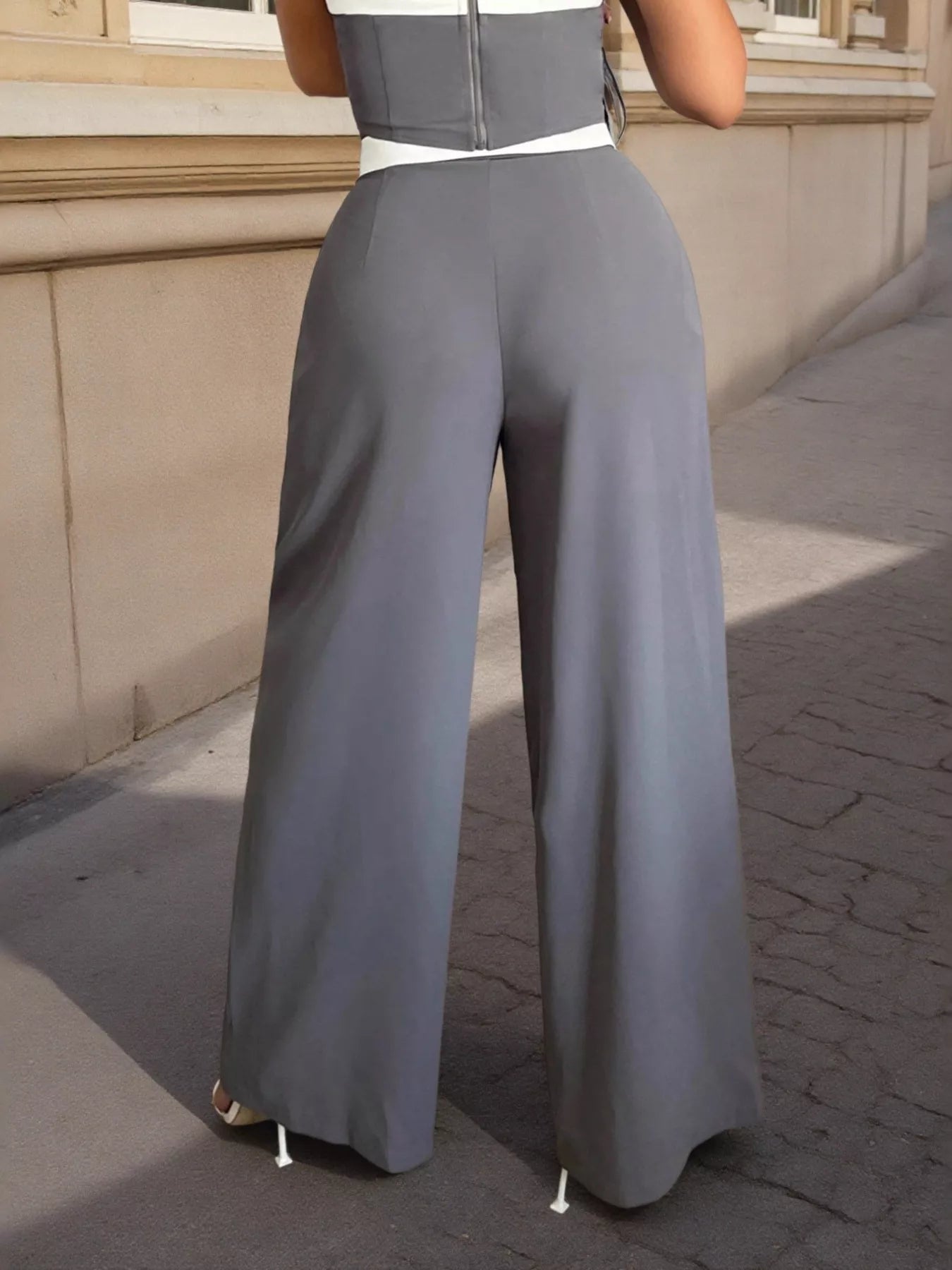 Wide Leg Pants - Girly Tea