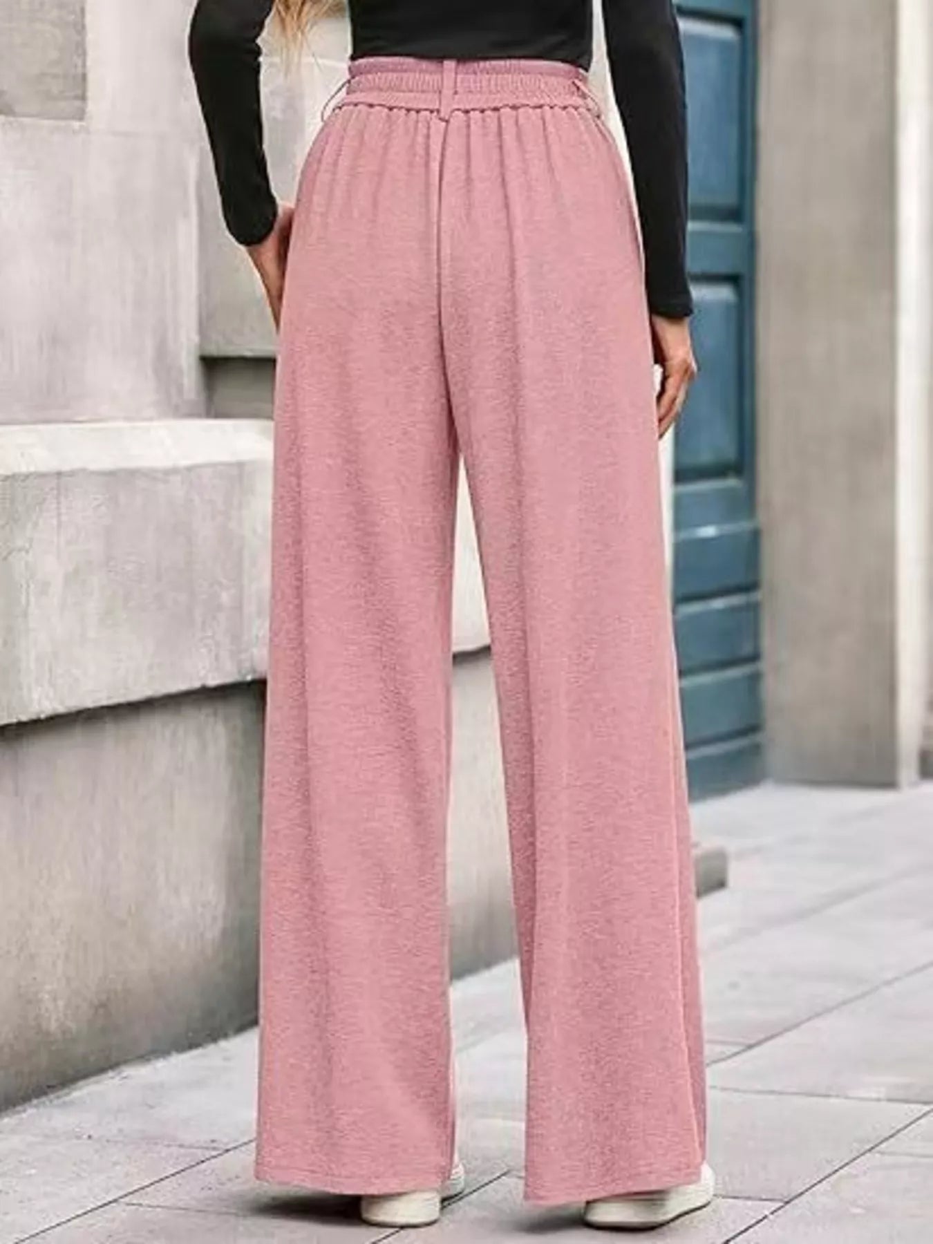 Wide-Leg Pants - Girly Tea