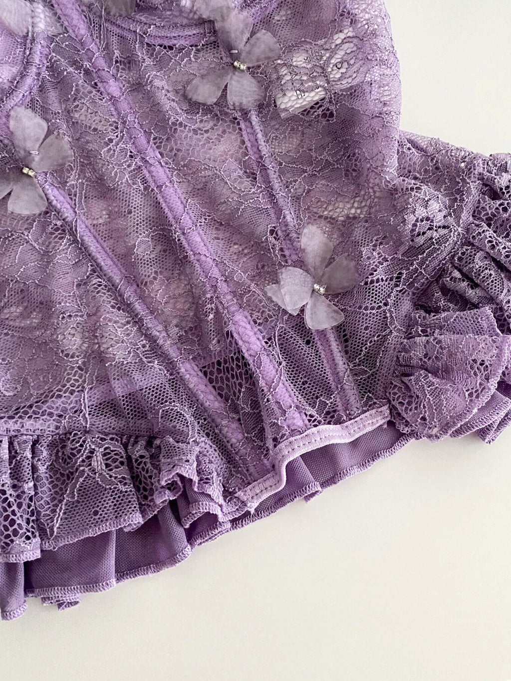 Butterfly Lace Tube Top - Girly Tea