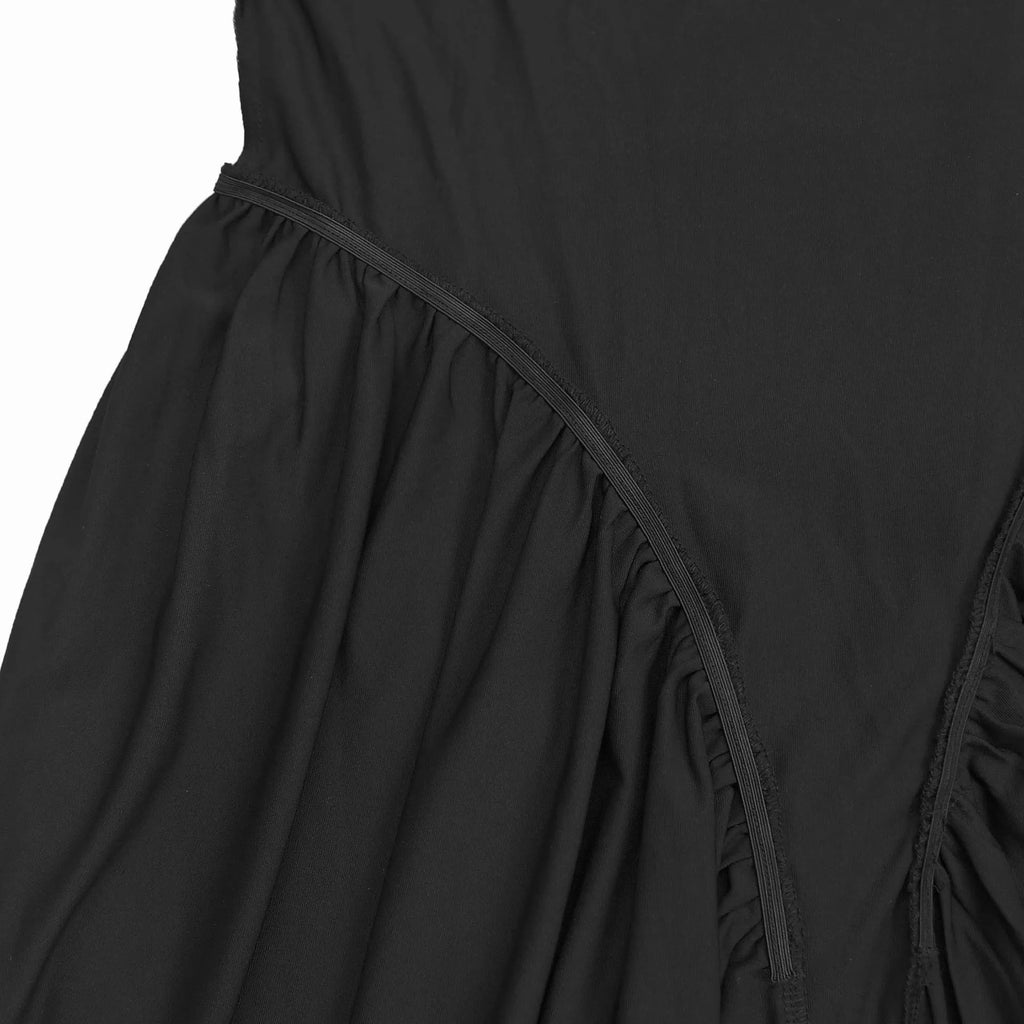 Ruched One-Shoulder Maxi Dress - Girly Tea
