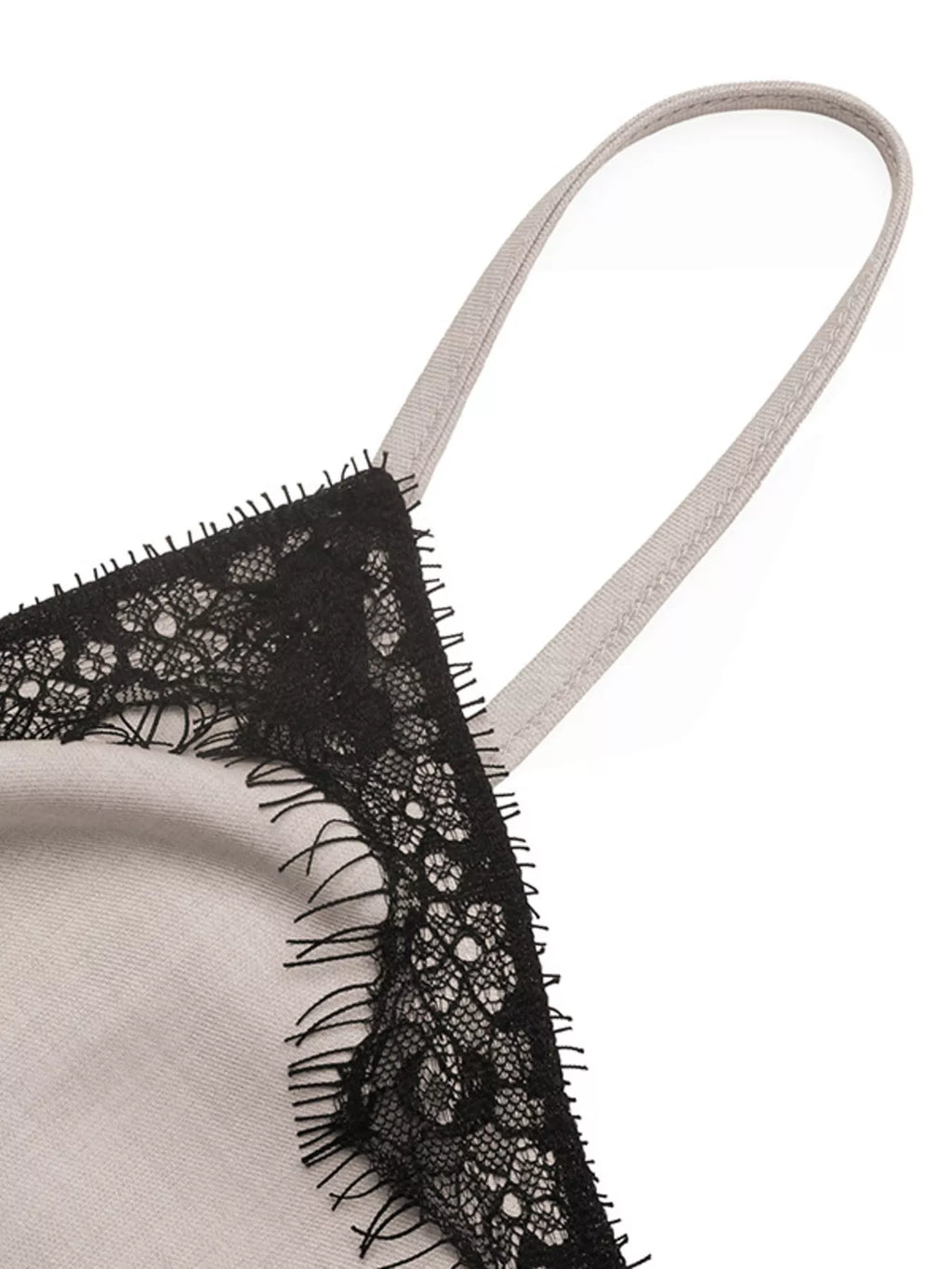 Lace Trim Twist Front Cami - Girly Tea