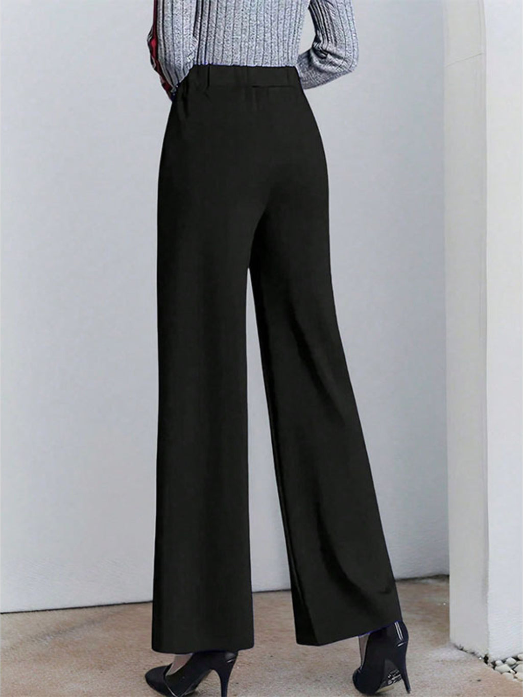 High-Waisted Wide Leg Pants - Girly Tea