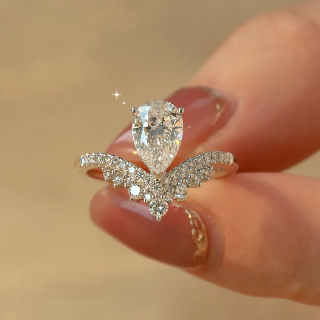 1.5 Carat Moissanite 925 Sterling Silver Ring - Girly Tea