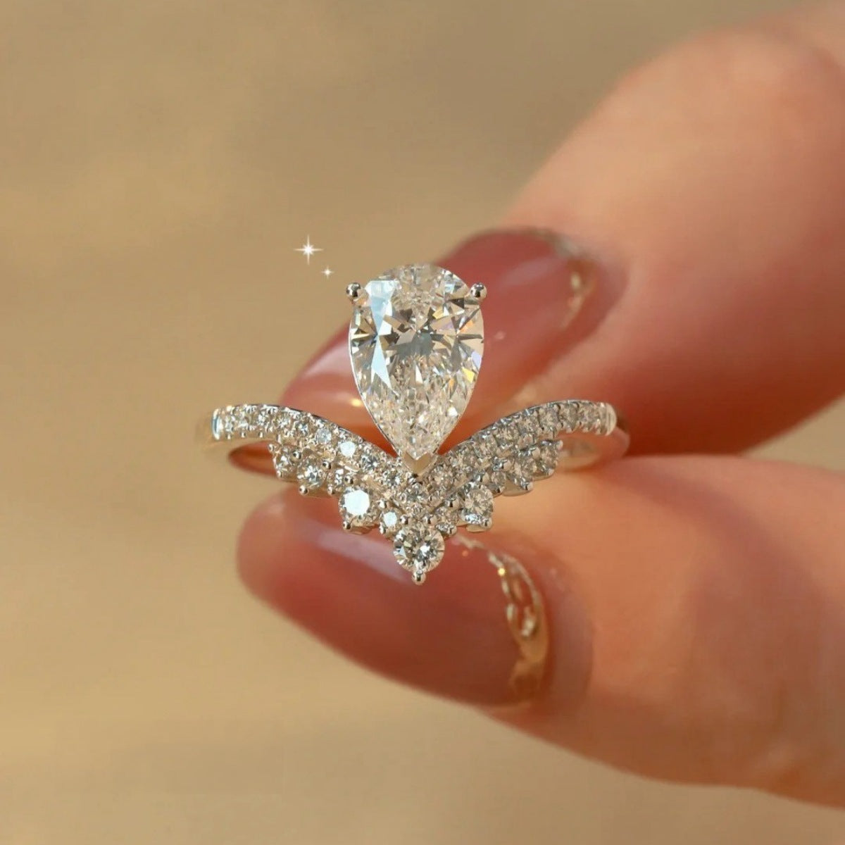 1.5 Carat Moissanite 925 Sterling Silver Ring - Girly Tea