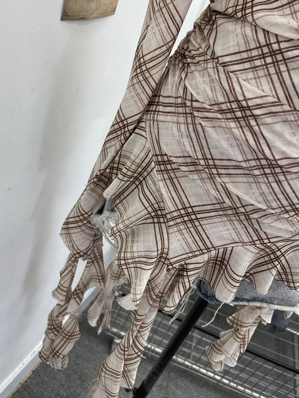 Off-Shoulder Ruffle Hem Top - Girly Tea