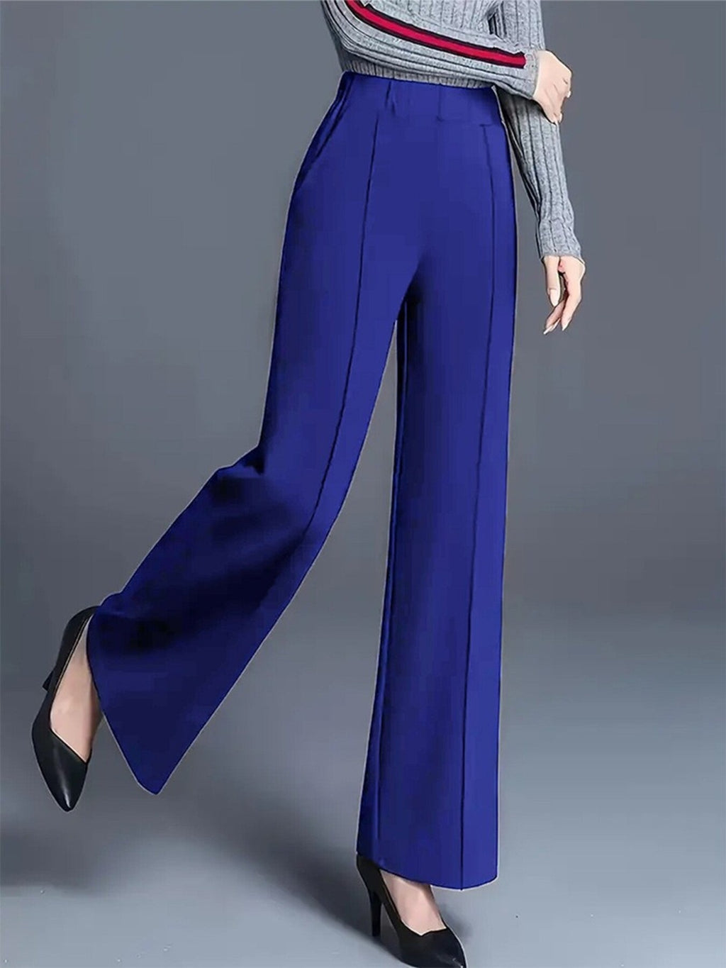 High-Waisted Wide Leg Pants - Girly Tea