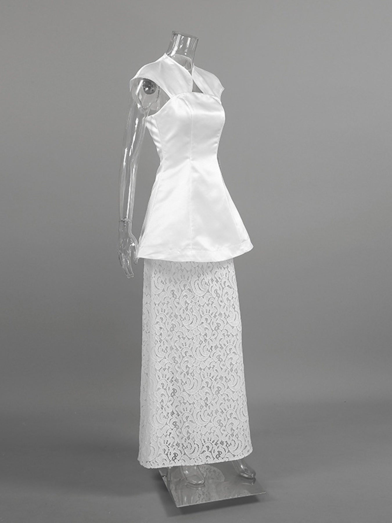 Cap Sleeve Top and Lace Skirt Set - Girly Tea
