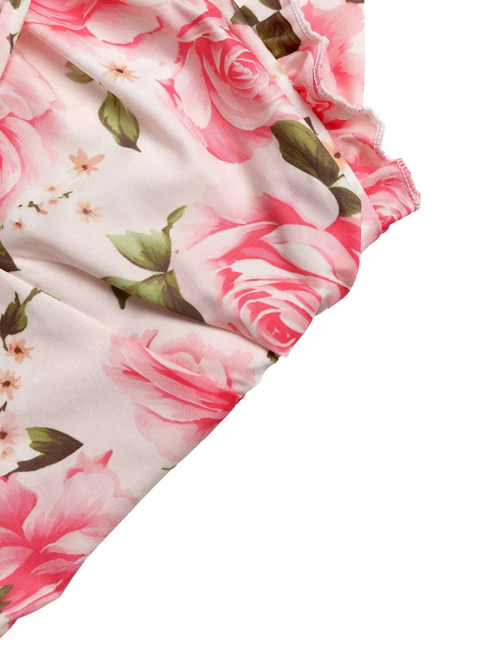 Floral Print Halter Neck Midi Dress - Girly Tea
