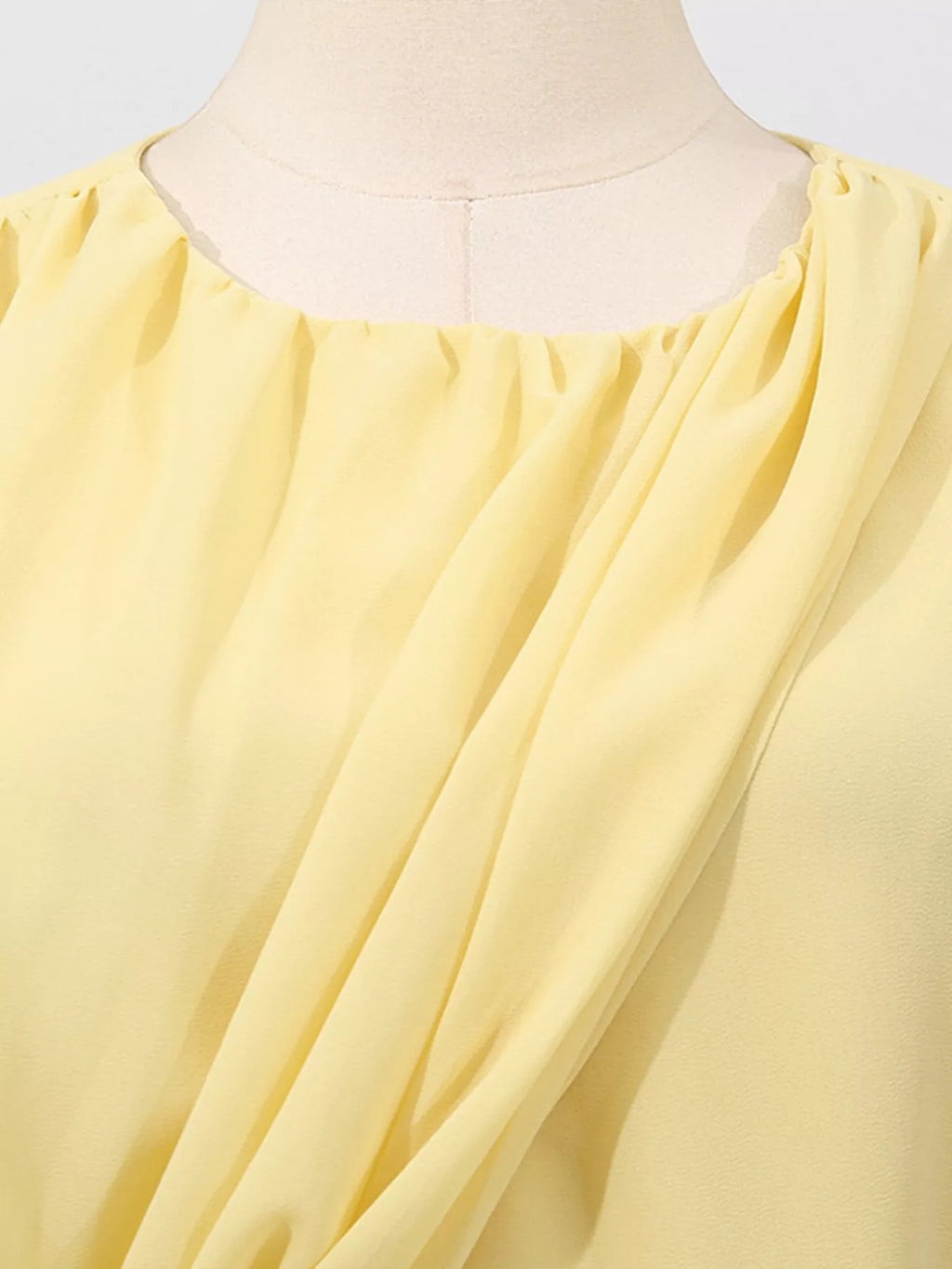 Sleeveless Ruched High-Slit Maxi Dress - Girly Tea
