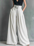 High-Waisted Wide-Leg Pants
