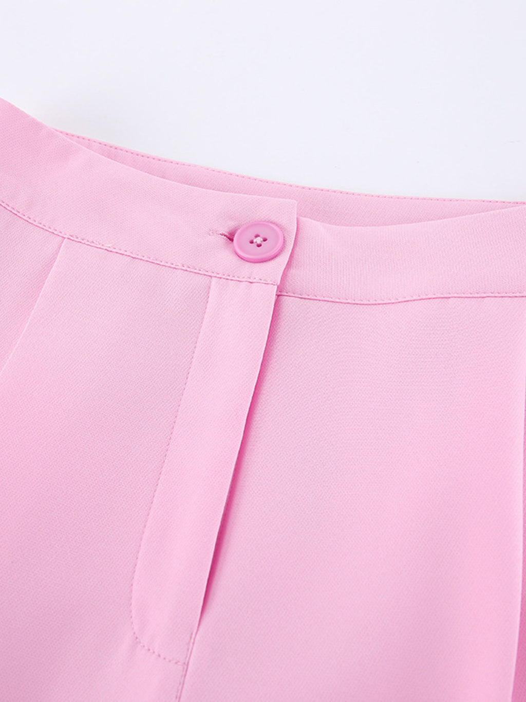 Sleeveless Blazer & Wide Leg Pants Set - Girly Tea