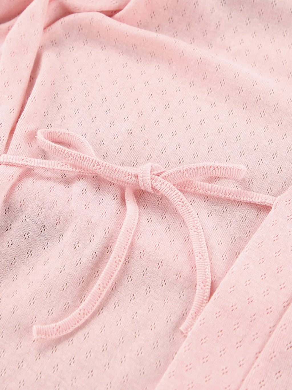 Tie Waist Kimono Sleeve Lounge Nightgown - Girly Tea