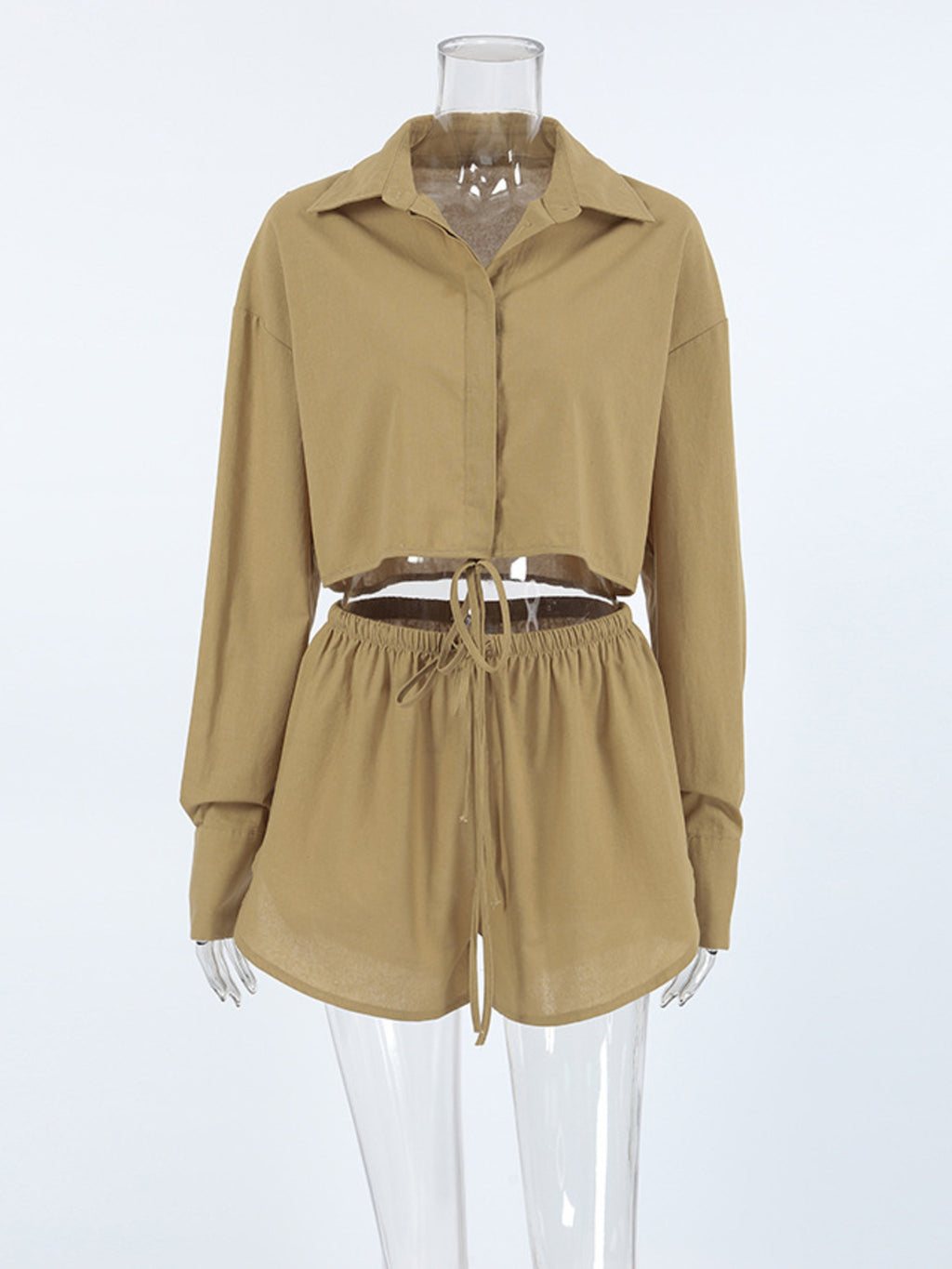 Long Sleeve Top and Shorts Set - Girly Tea