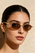Vintage Oval Sunglasses - Girly Tea