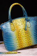 Gradient PU Leather Handbag - Girly Tea