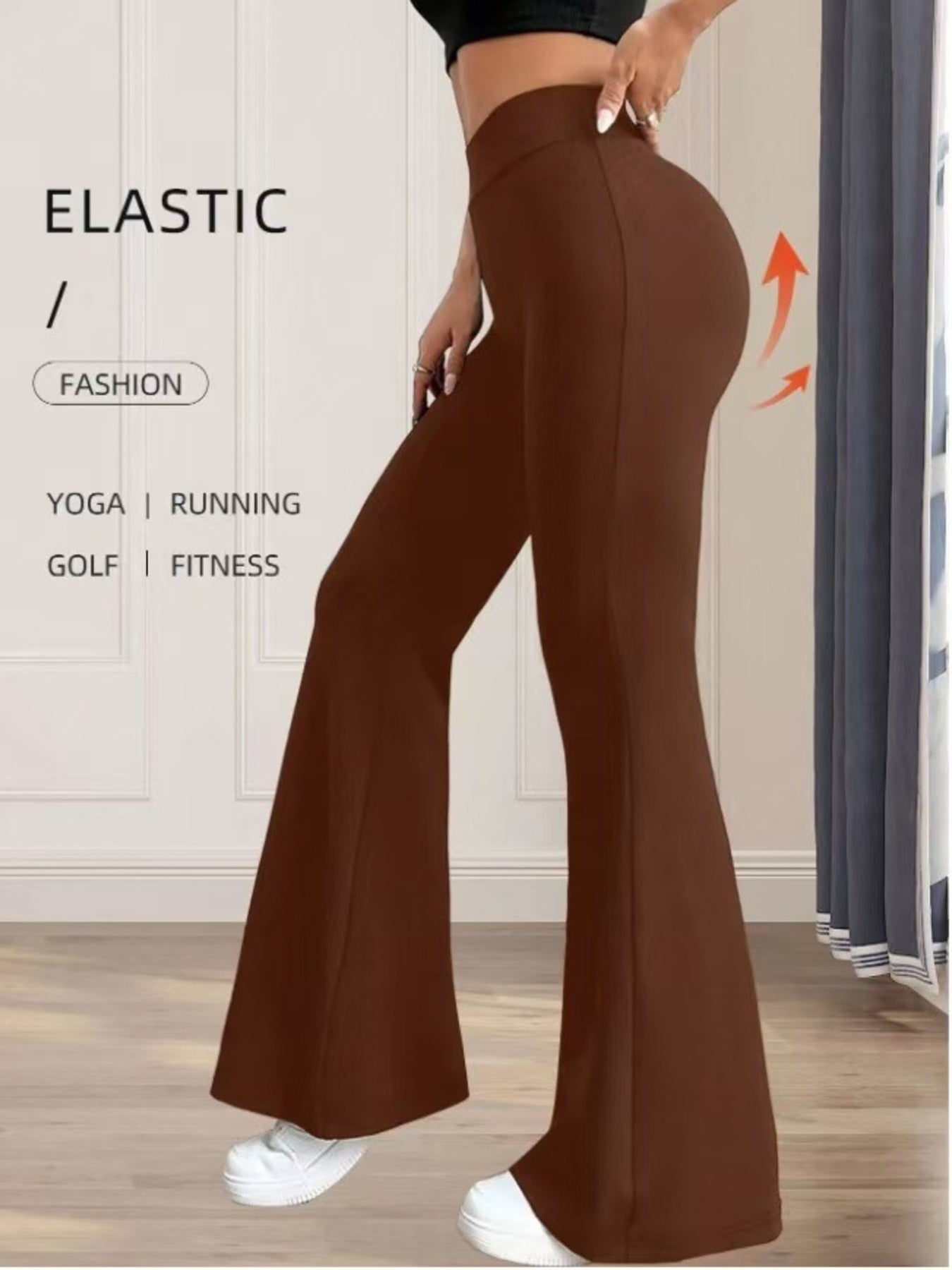 High Waist Flare Pants - Girly Tea