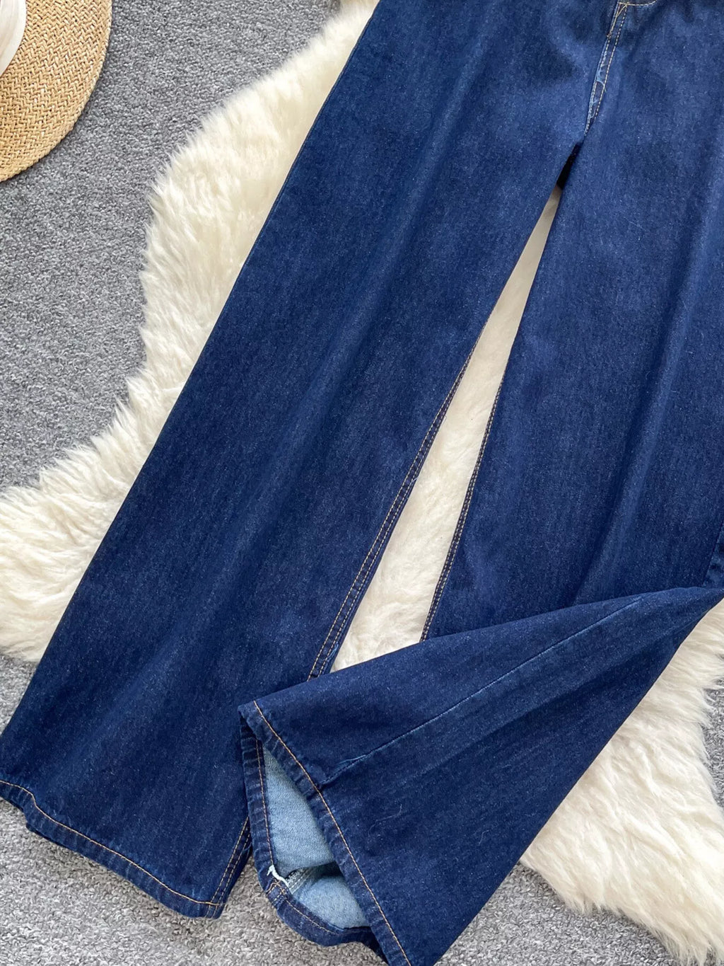 High Waist Wide Leg Jeans - Girly Tea