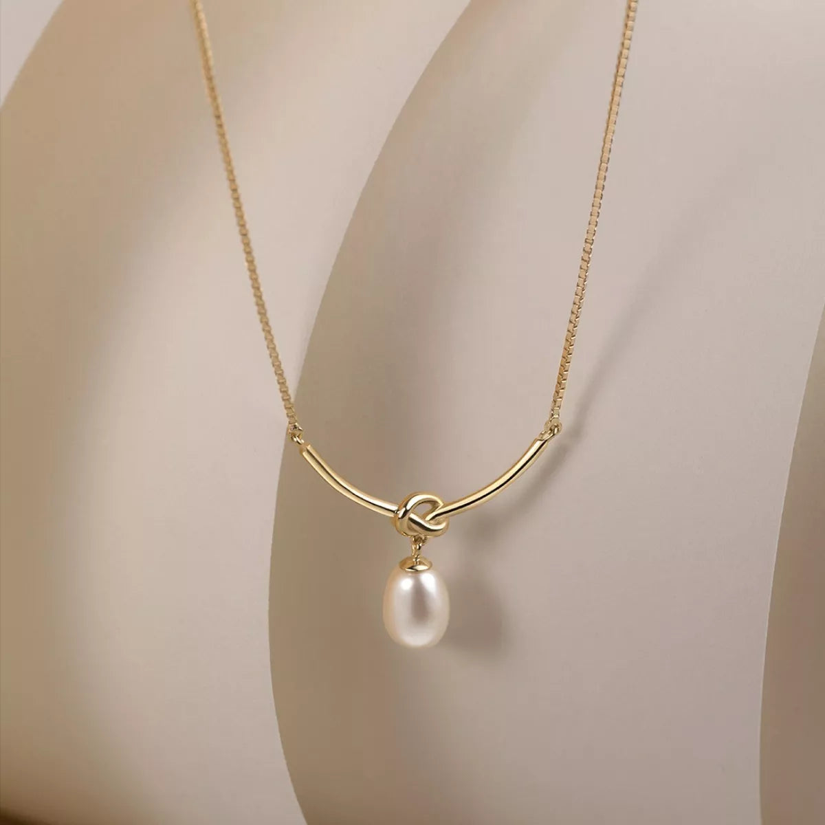 925 Sterling Silver Pearl Necklace - Girly Tea