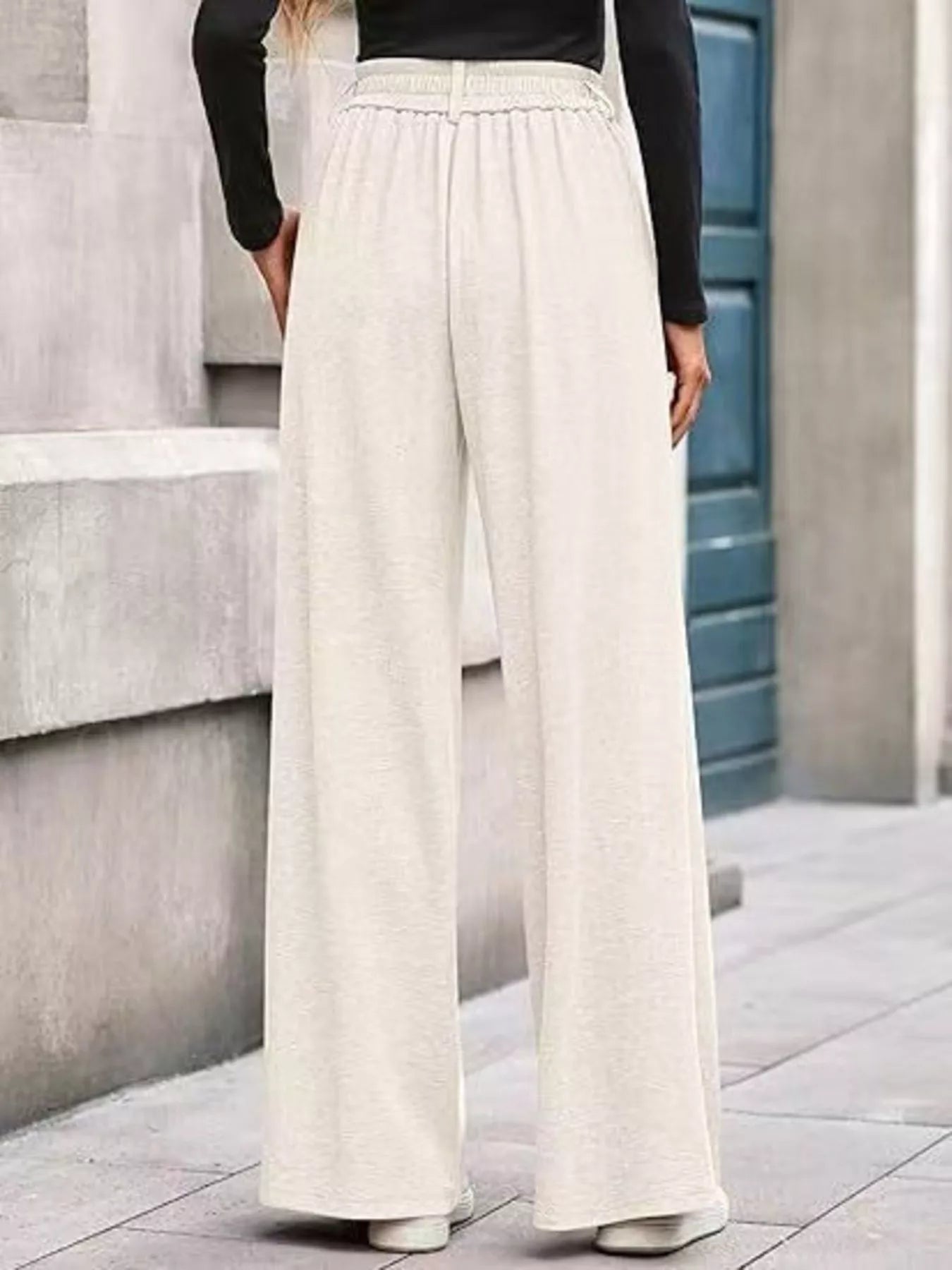 Wide-Leg Pants - Girly Tea