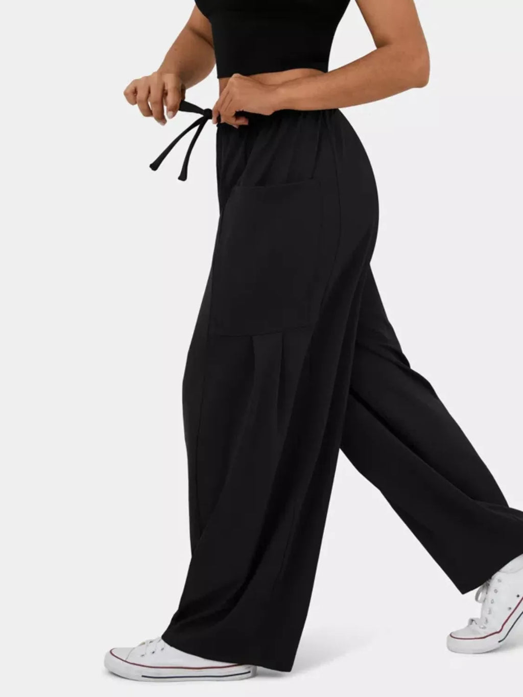 Relaxed Fit Drawstring Pants - Girly Tea