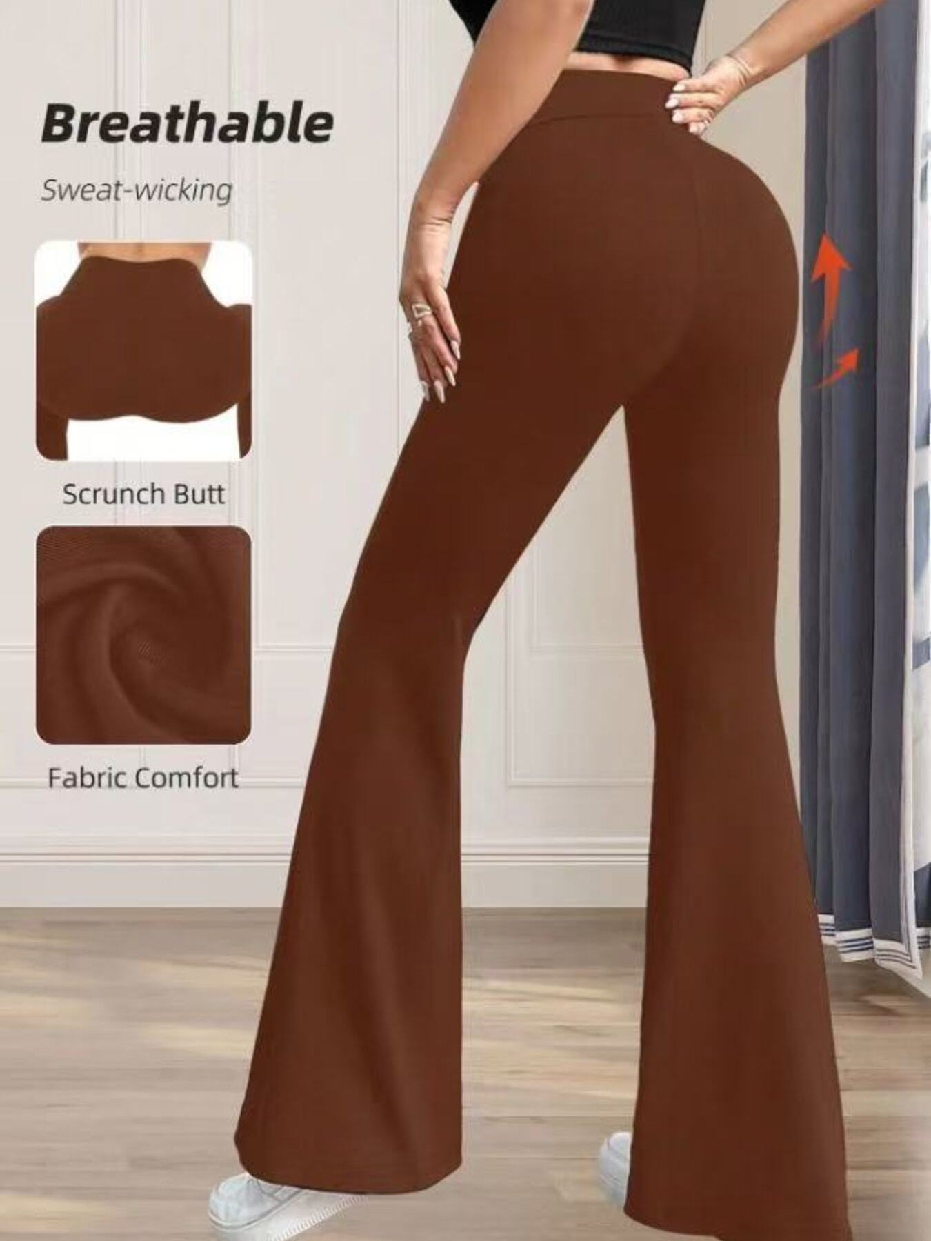 High Waist Flare Pants - Girly Tea