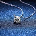 2 Carat Moissanite Pendant Necklace - Girly Tea