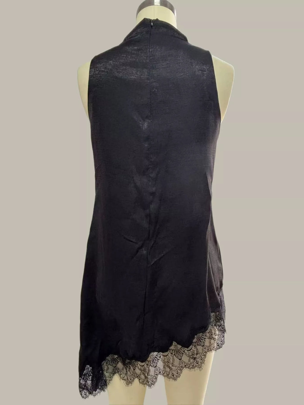 High Neck Lace Trim Cami - Girly Tea