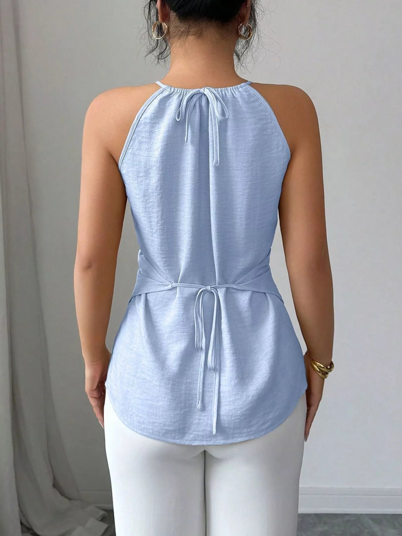 Halter Neck Crisscross Cami - Girly Tea