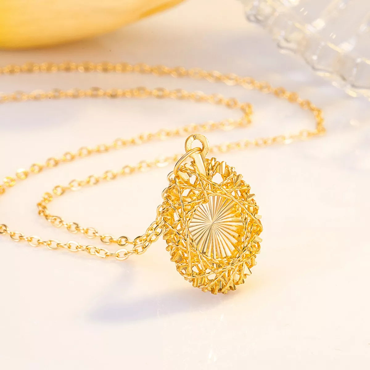 925 Sterling Silver Pendant Necklace - Girly Tea