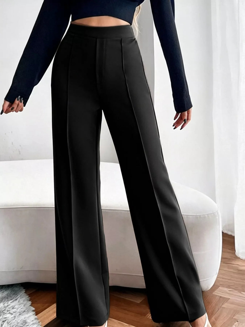 High Waist Flare Pants - Girly Tea