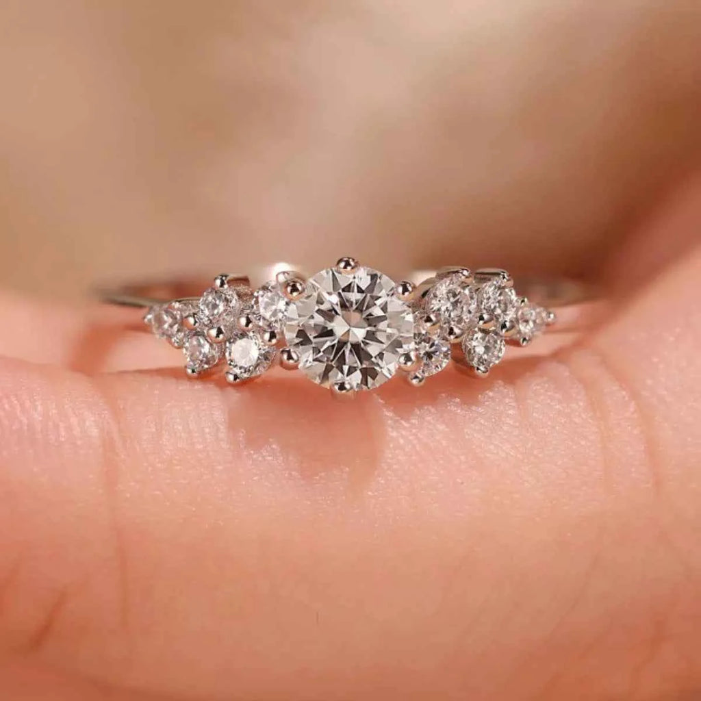 2 Carat Moissanite 925 Sterling Silver Ring
