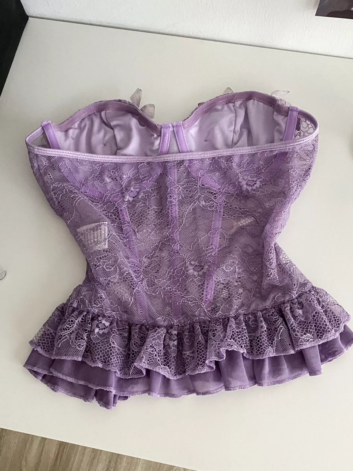 Butterfly Lace Tube Top - Girly Tea